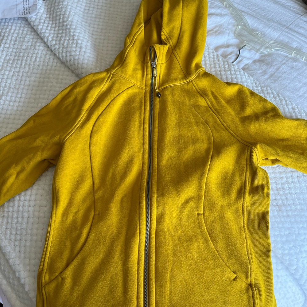 Yellow Scuba Jacket Lululemon